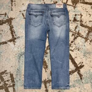 True Religion Mens Slim Drop Rise Jeans Flap Pocket Size 38 Y2K